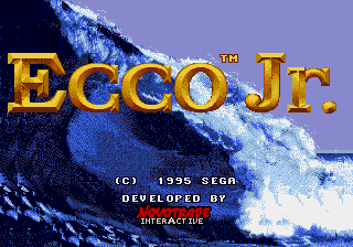 Ecco Jr. (February 1995) Title Screen